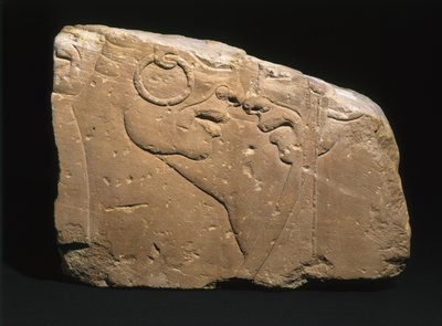 Verslagen Nubische krijgers, uit Sesebi, Soedan, c.1352-1347 v.Chr. door New Kingdom Egyptian